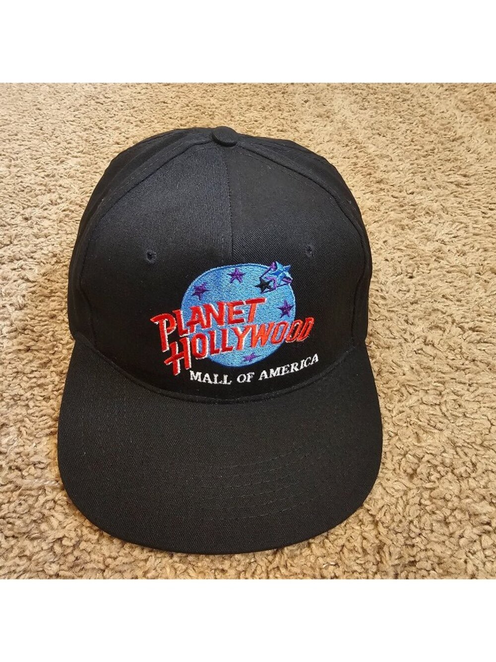 Vtg 90s Planet Hollywood Mall of America Hat Snapback Cap Made in USA OSFA
